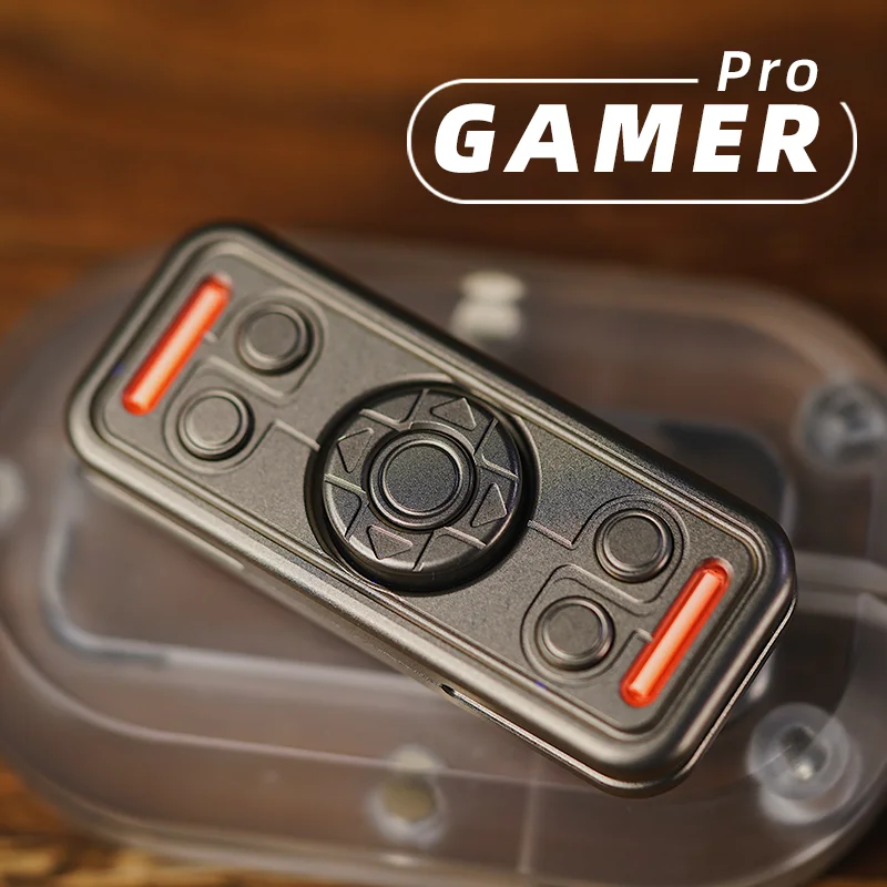 Gamer pro imprensa liberação rápida fidget spinner retro lidar com anti-stress para adultos sinfit brinquedos sensoriais giroscópio squeeze brinquedos