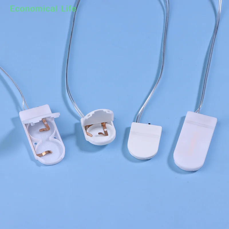 10Pcs Battery Holder With Line On Off Switch Battery Holder Coin Cell Holder 1 X 3V/2 X 3V CR2032 LIR2032 Battery Holder Button
