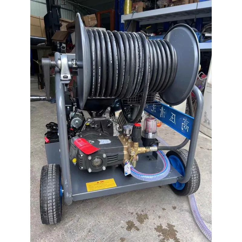 

Electric Oline High Pressure Water Jetting Pipe Cleaning Machine/Washer And Drain Sewer Cleaning Equipment For Sale