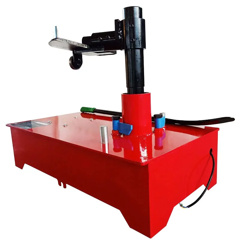 Vacuum tire disassembly machine, vacuum disassembly tool, electric removal tool