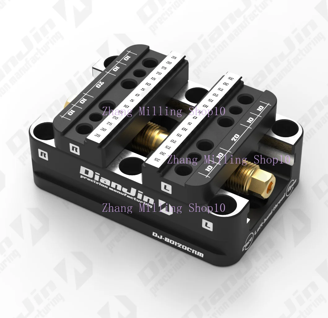 4-5 Axis Fixture Self-centering Vise Positive Paired with Zero Point Quick Change Four Axis L-block Bridge Board New