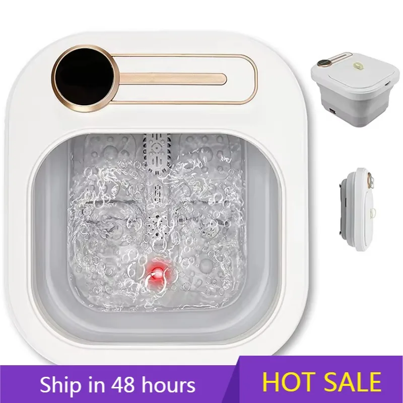 

YTYIN New Design Deepest Body Detox Spa Foot Bath Machine Heat Bubbles With Massager Foot Washing Basin