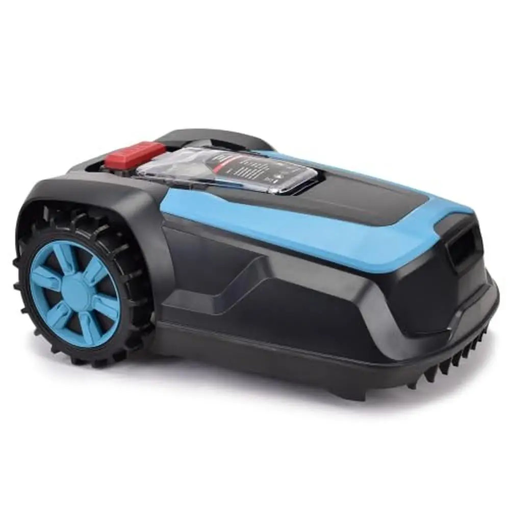 20V 4.0Ah Smart Robot Lawn Mower APP Control Self-Charging Bluetooth/Wi-Fi Boundary Wire IPX5 Waterproof Weather Resistant 1/4