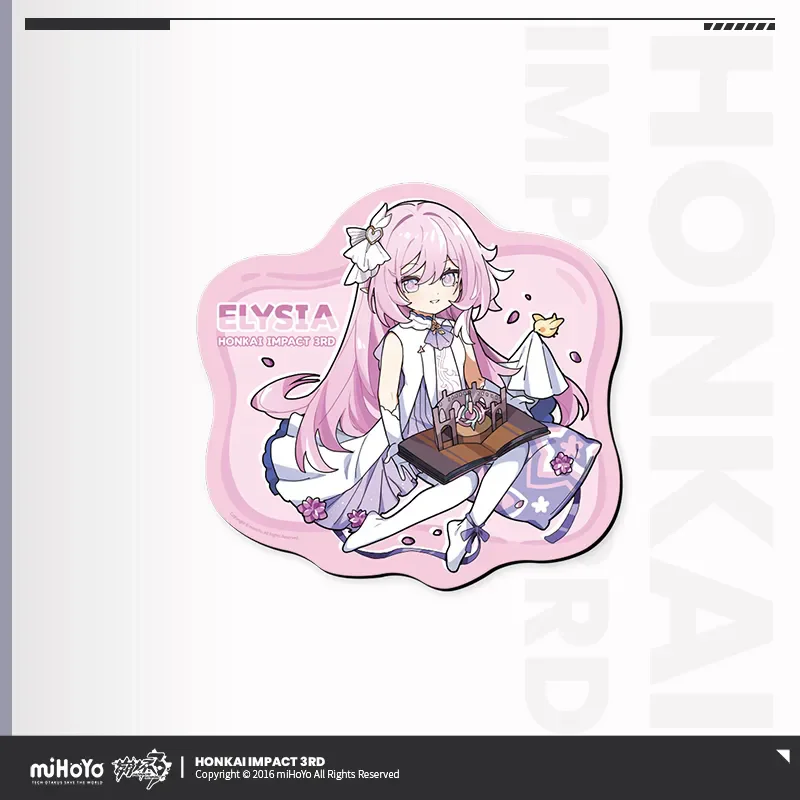 [Genuine] Game Honkai Impat 3RD miHoYo Elysia HERRSCHER OF HUMAN :EGO Heterosexual Mouse Pad Cosplay Accessories Halloween Gift