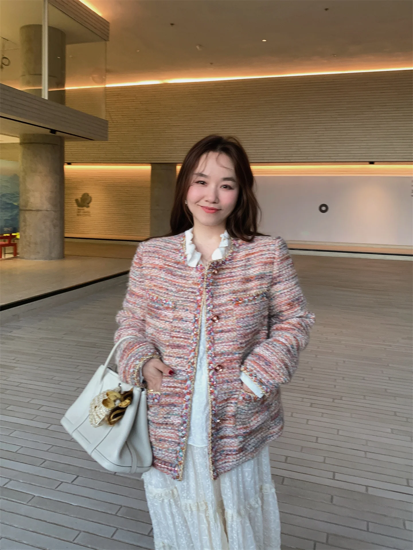 

Wang's Chic ort down Jaet Women's Unique Beautiful Thi Winter Coat Geese down Quilted Warm Casual Sle Stripe Pattern