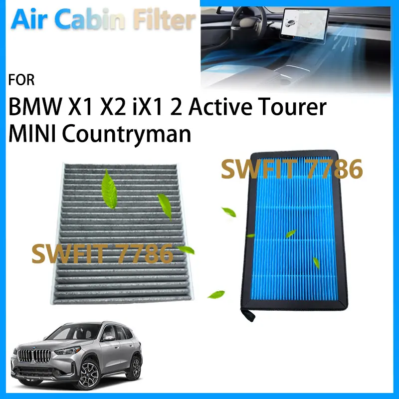 

Активированный салонный фильтр для BMW iX1 X1 18 i U11 U12 BMW X2 iX2 sDrive20i U10 BMW 2 Active Tourer MINI Countryman Деталь 64115A547D9