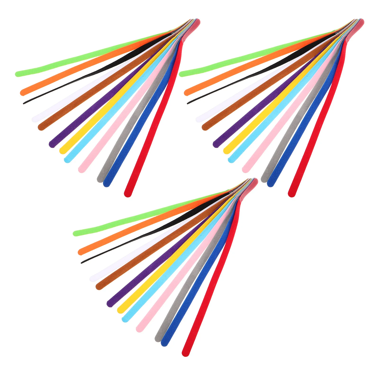 

36Pcs Newborn Puppy Kitten Identification Collars Adjustable Soft Fabric Colorful Pet Litter Whelping Bands Small Dog Cat