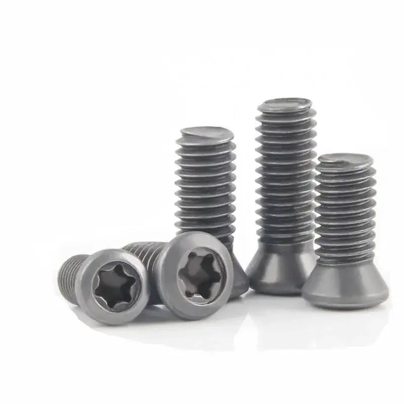 100-500 Stück M1.6 M1.8 M2 M2.2 M2.5 M3 M3.5 M4 M5 M6*L Güteklasse 12.9 Torx-Einsatzschrauben ersetzen Hartmetalleinsätze CNC-Zubehör Drehmaschine – Detail 3