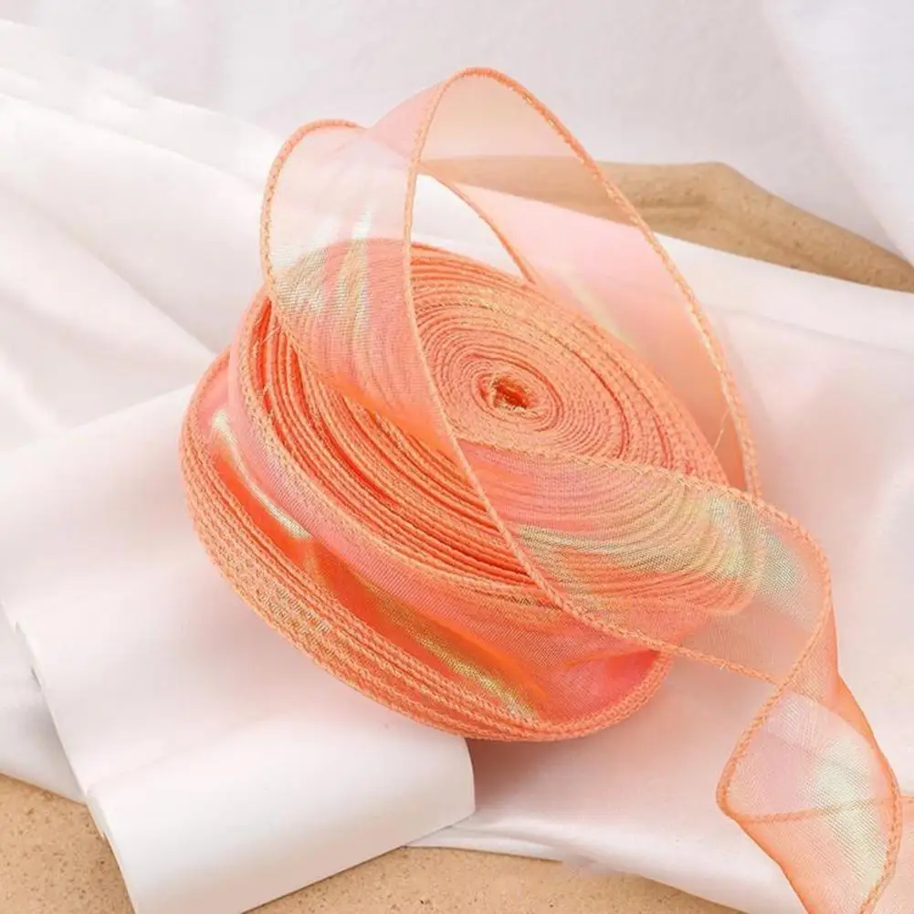 Cut-to-size Tulle Ribbon Tulle Ribbon for Gift Wrapping Iridescent Tulle Ribbon Roll for Wedding Invitations Floral for Bouquet