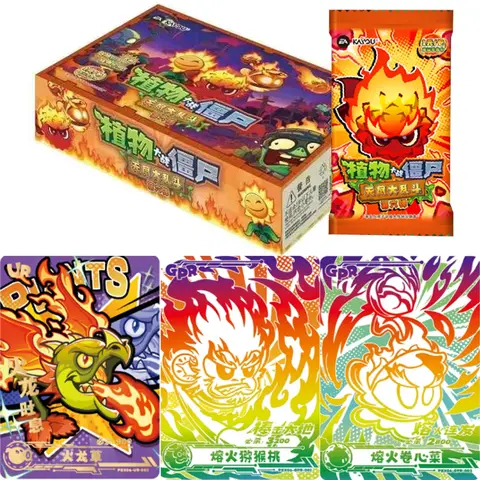 Plants vs zombies cards-AliExpress