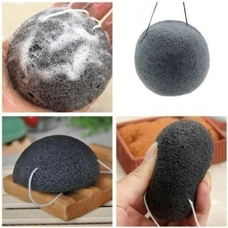 แปรงขัดผิวหน้าบุกเกี่ยวกับใบหน้าไฟฟ้าบุกบุก2สีบุกฟองน้ำขัดทำความสะอาดธรรมชาติใหม่