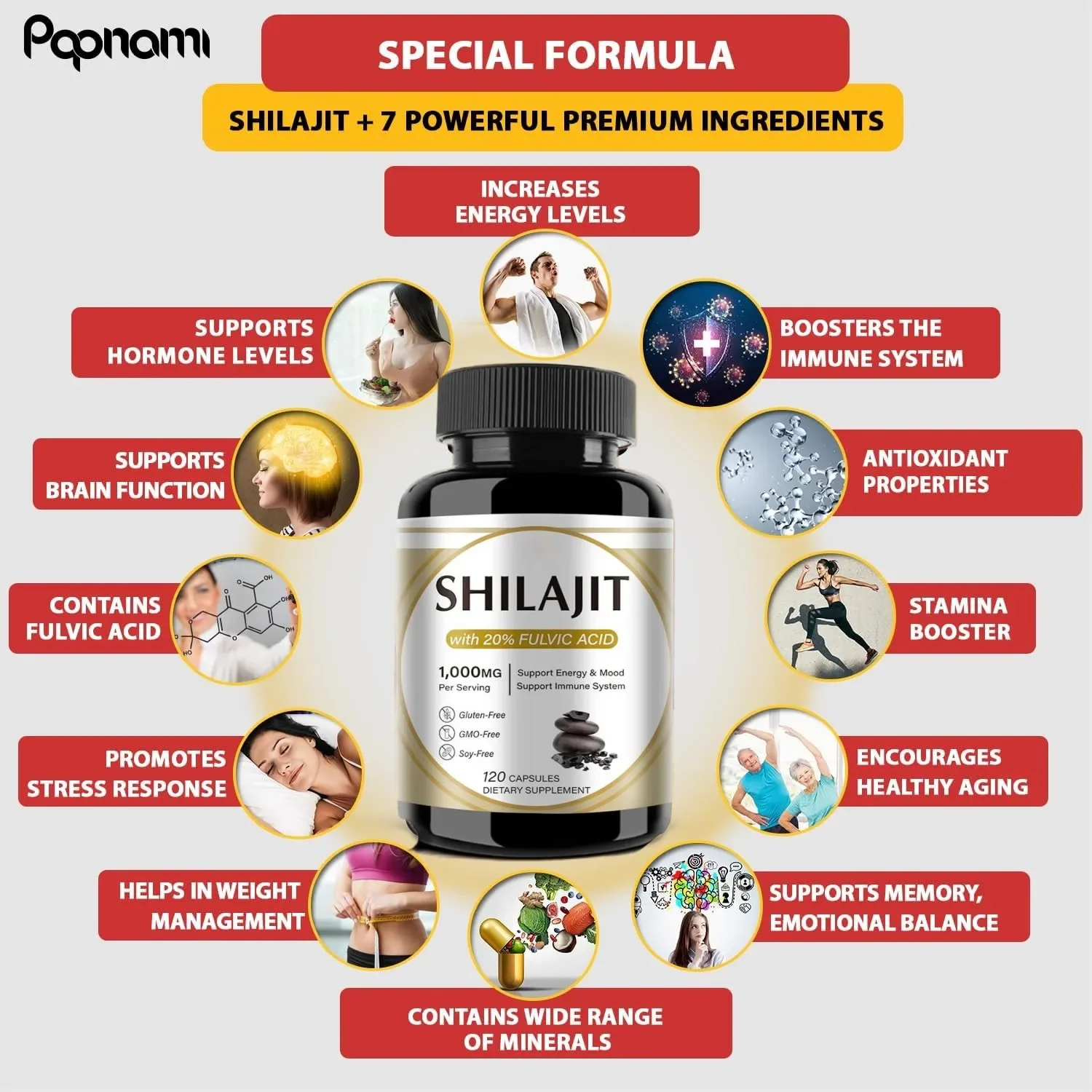 100% ORGANIC SHILAJIT CAPSULES