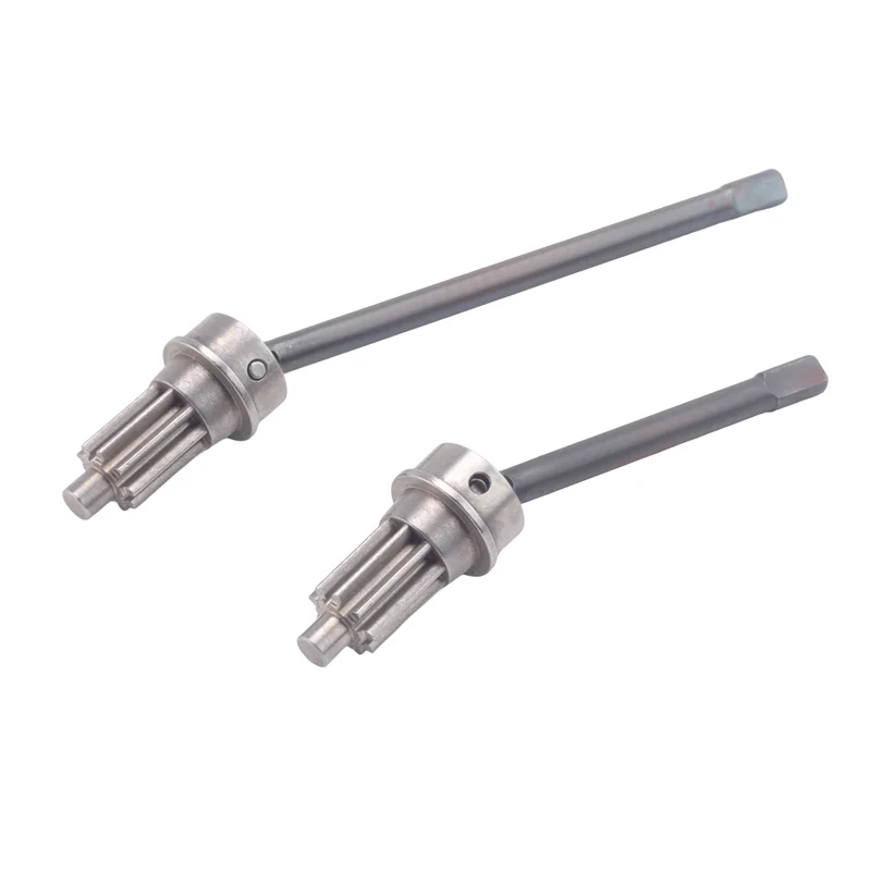 BEDW-2Pcs Steel Front Axle CVD Drive Shaft For 1/10 RC Crawler TRAXXAS TRX4 TRX-4 TRX6 Upgrade Parts Accessories