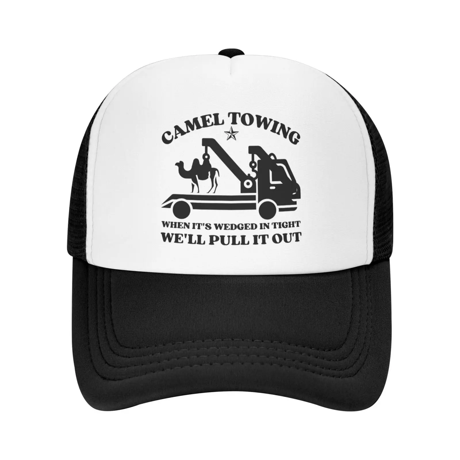 

Camel-Towing Mesh Hat for Men Women Camel-Towing Hat Unisex Baseball Cap Funny Trucker Hat