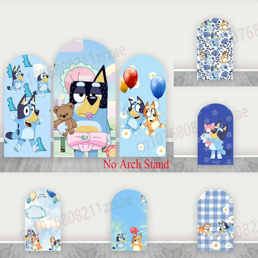 

Фон-баннер для фотосессии в стиле Блуи: декор для детского дня рождения, вечеринки в честь рождения ребенка, украшение для гостиной, реквизит для фотосессий с собаками