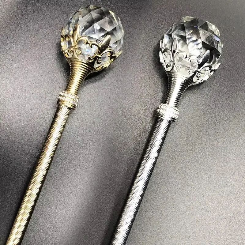

Metal Claw Crystal Ball Scepter Magic Stick For Carnival Party