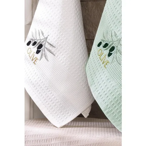 Olive 40x60 cm 3'lü Kitchen Napkin Set Drying Cloth