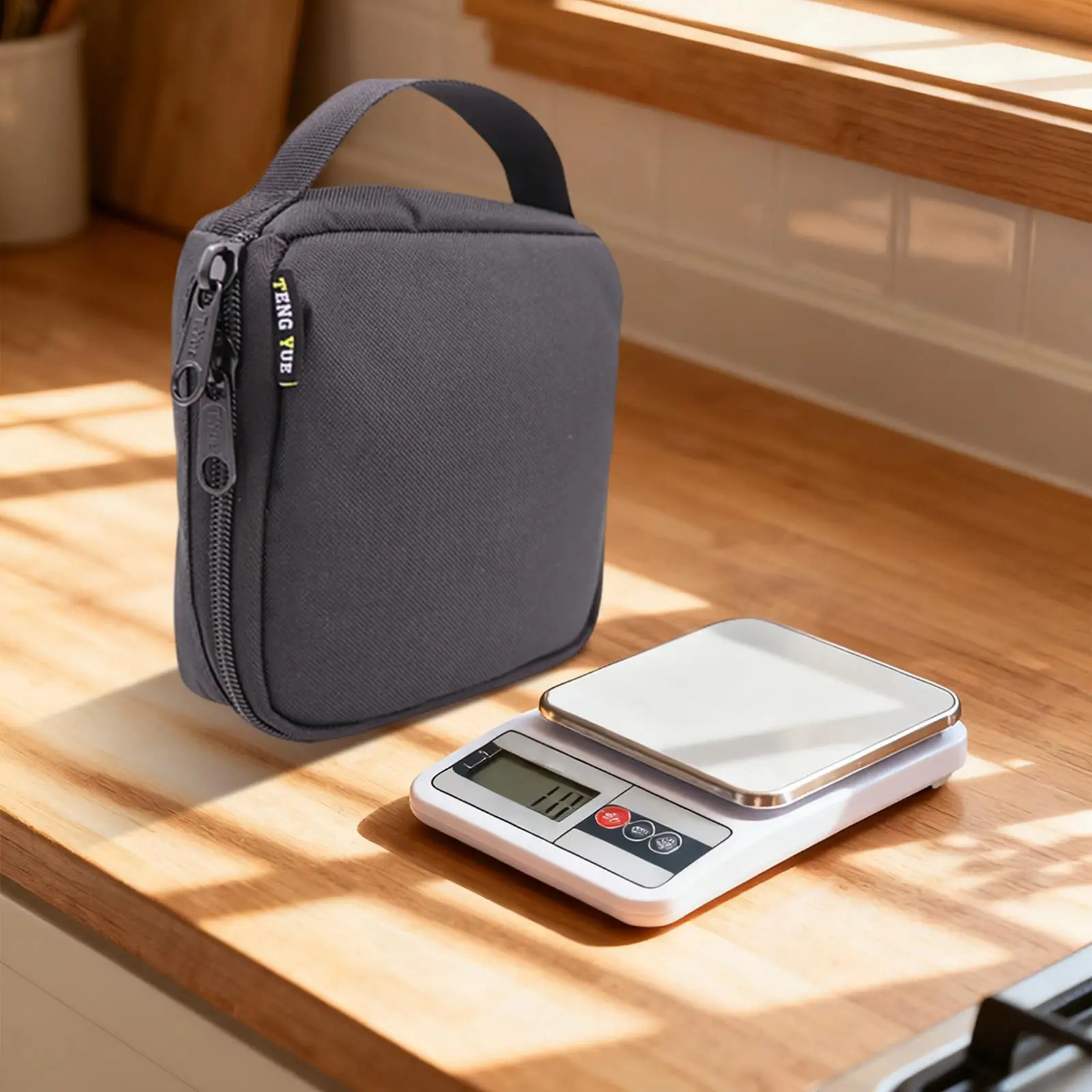 Minimalist Kitchen Scale Storage Bag Travel Carrying Case for Cold Drink Electronic Weighing Devices