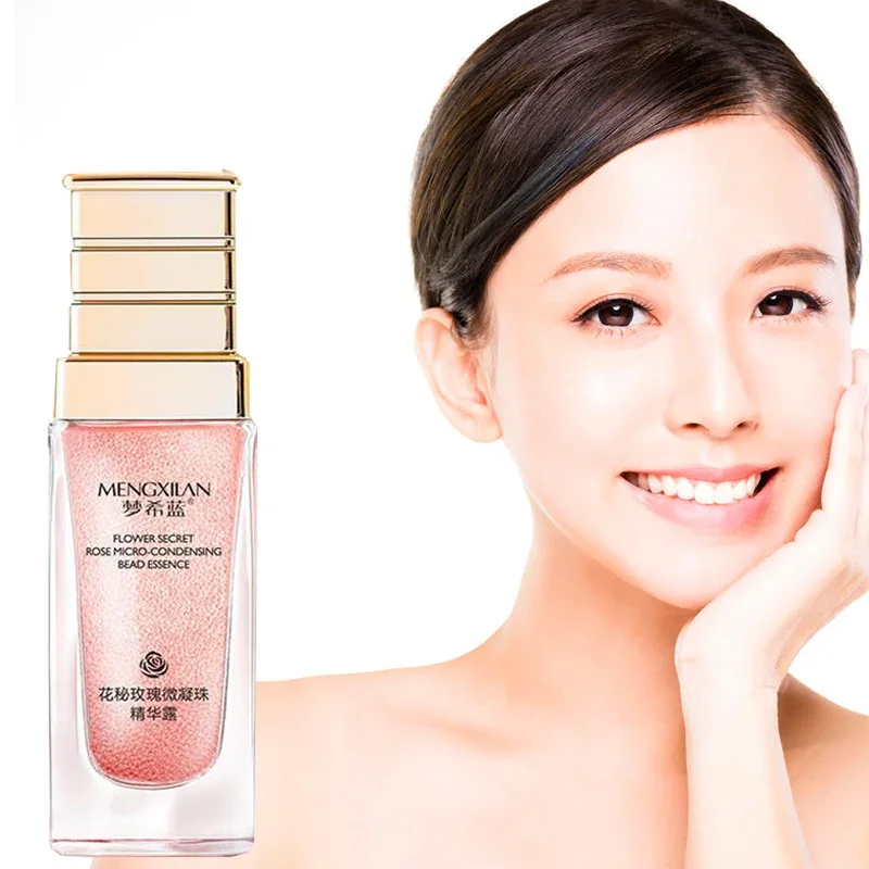 

35ml Mengxi Blue Flower Secret Rose Micro coagulating Pearl essence Firming&Rejuvenating essence Skin Care Product