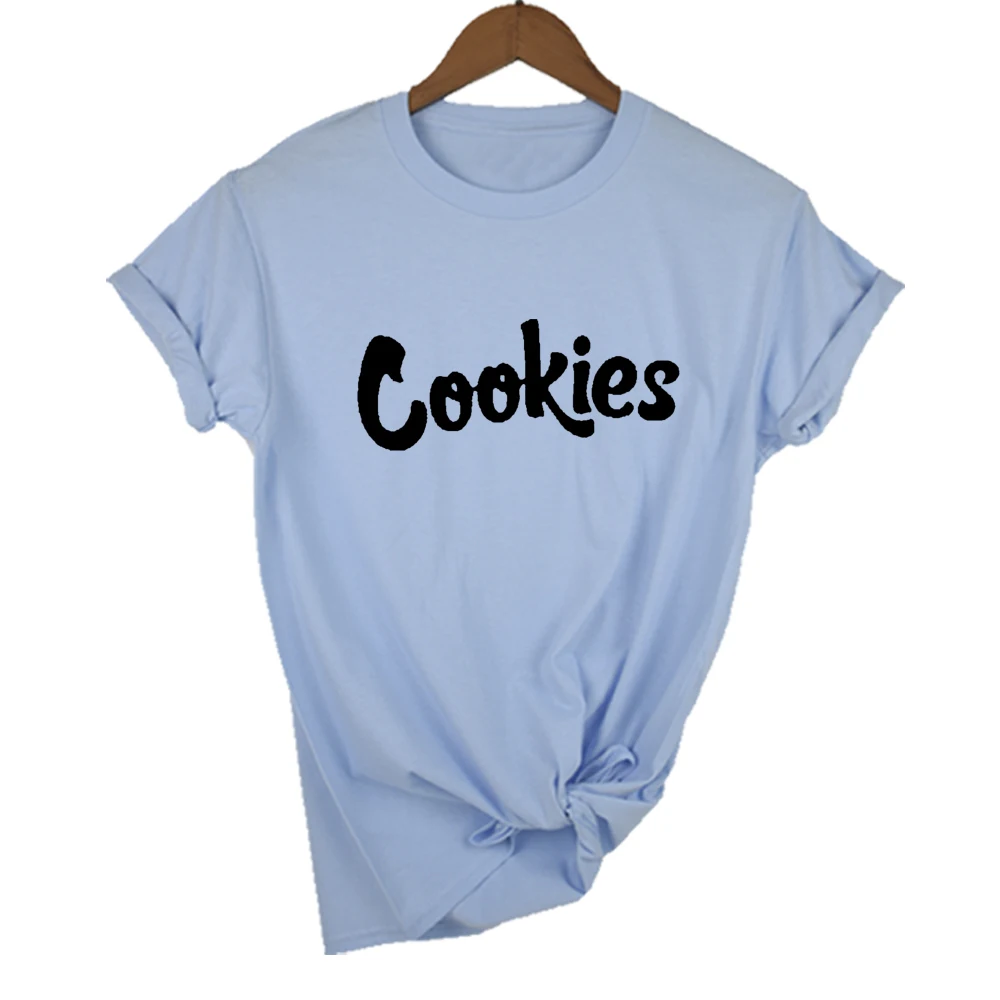 2025 New High Quality Casual T shirt Stylish and comfortable cookies Sexy Short Sleeves Trend Solid Women Clothing