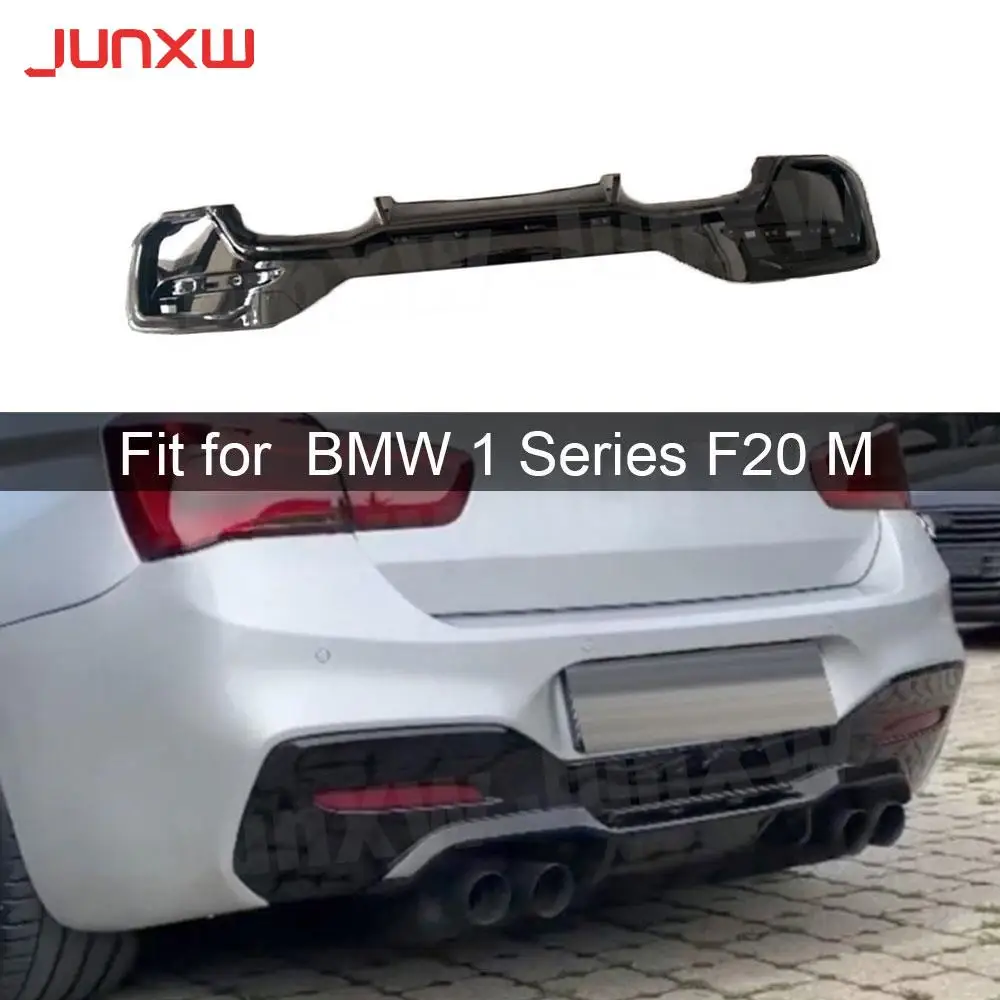 

ABS Gloss Black Rear Lip Diffuser for BMW 1 Series F20 M Sport M135i M140i 2015-2018 Carbon Look Body Kits