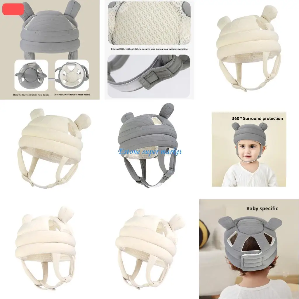 

090B Adjustable Baby Safety Helmet For Toddlers Soft Padding Comfortable Lightweight