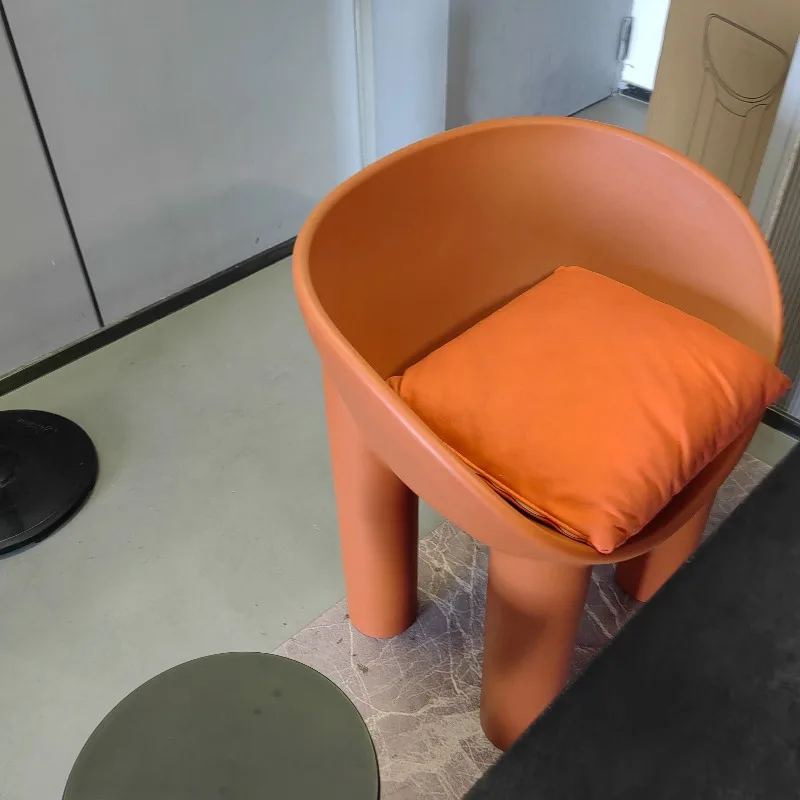 

Nordic Chairs Stool Elephant Leg Chair Designer Furniture Plastic Leisure Single High Legs Dining Chair Dining Room Furniture