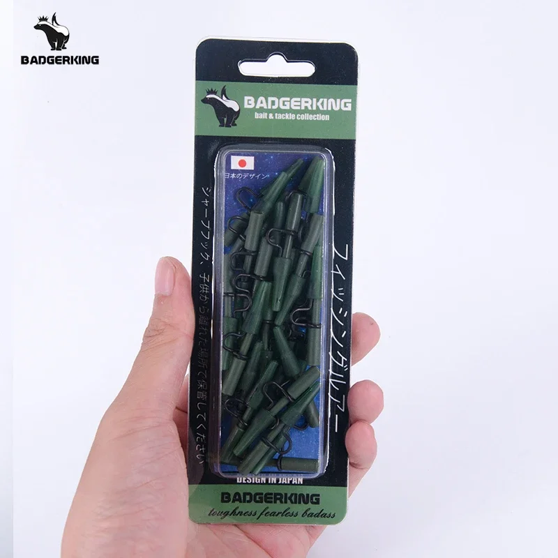 30pcs lot carp Fishing Heavy Duty Lead Clip tail rubber For Carp Fishing Accessories carp fishing rig components kit
