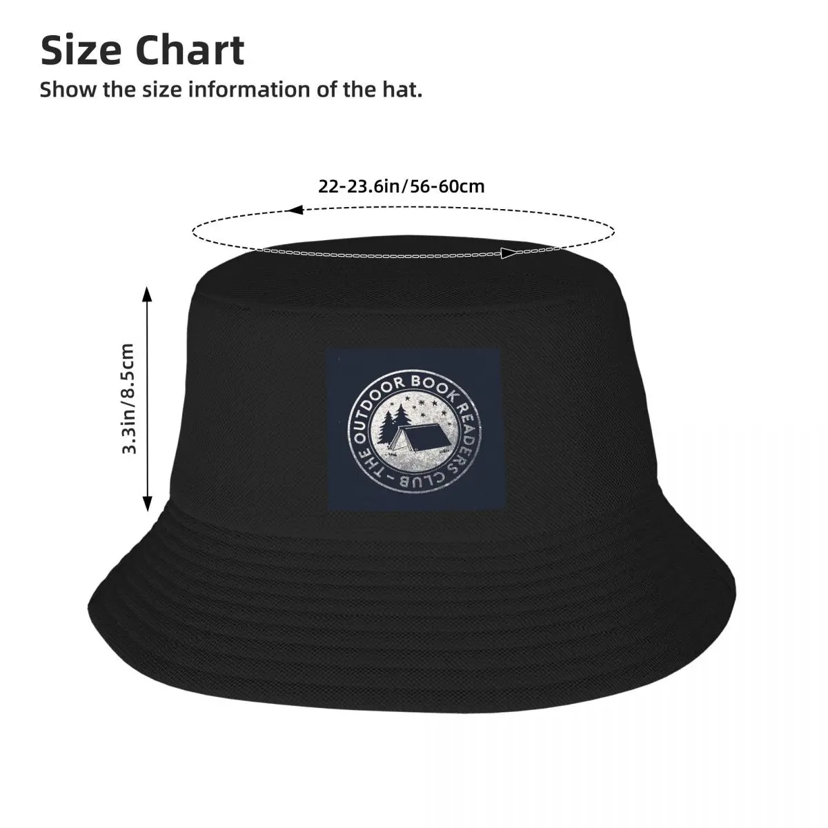 Outdoor Book Readers Club Logo Bucket Hat Panama For Man Woman Bob Hats Cool Fisherman Hats Summer Beach Fishing Unisex Caps