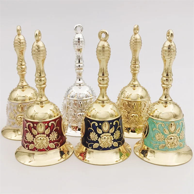 الرجعية اليد مكرنك جرس سبائك زين أجراس للحرف الزفاف الديكور إنذار متعدد الأغراض مدرسة الكنيسة الفصول الدراسية بار فندق #2