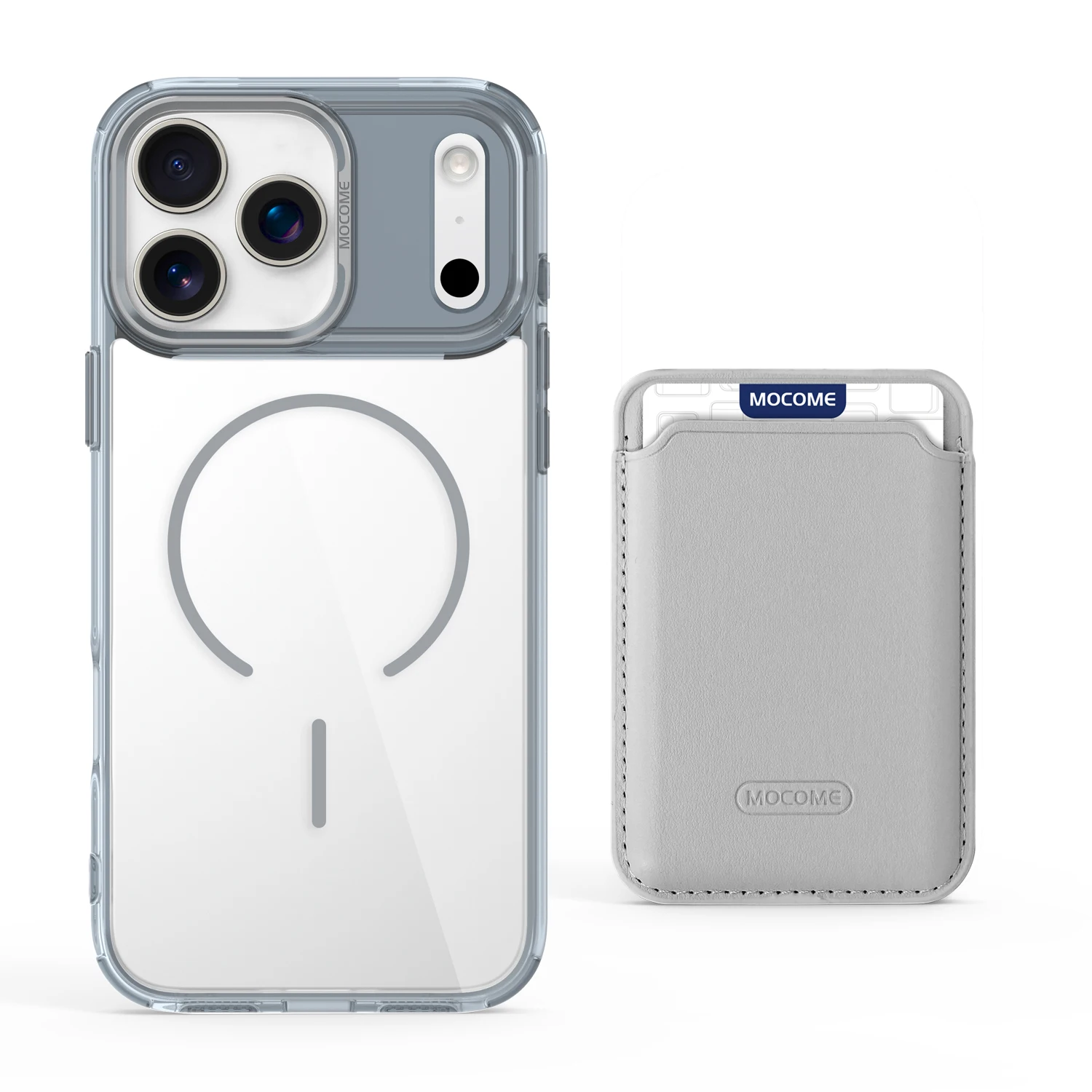 

For iPhone 11 12 13 14 15 17 Pro Max/AIR 16E 16 Plus Magnetic wireless charging phone case shell card holder protective cover