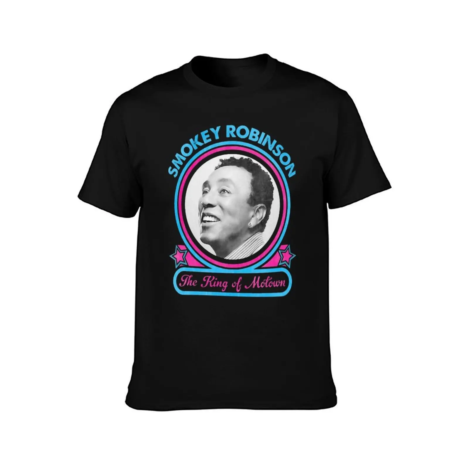Smokey music Robinson The King Of Motown T-Shirt Comfortable Workout Short Sleeve Shirt T-Shirt