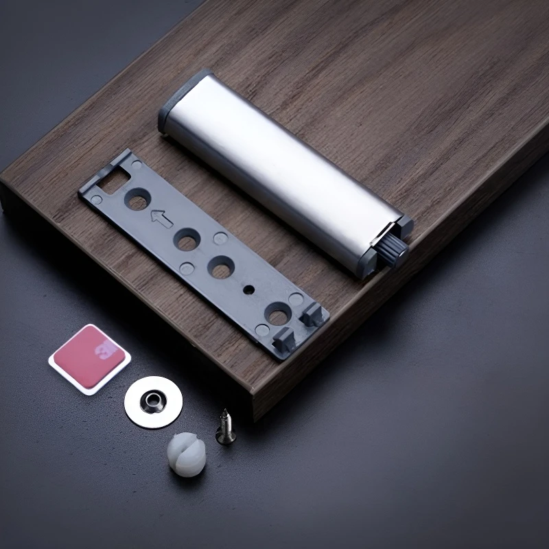 Roestvrijstalen contactloze magnetische kastdeur Duw open dempers 100.000 cycli getest Ontwerp zonder handgreep