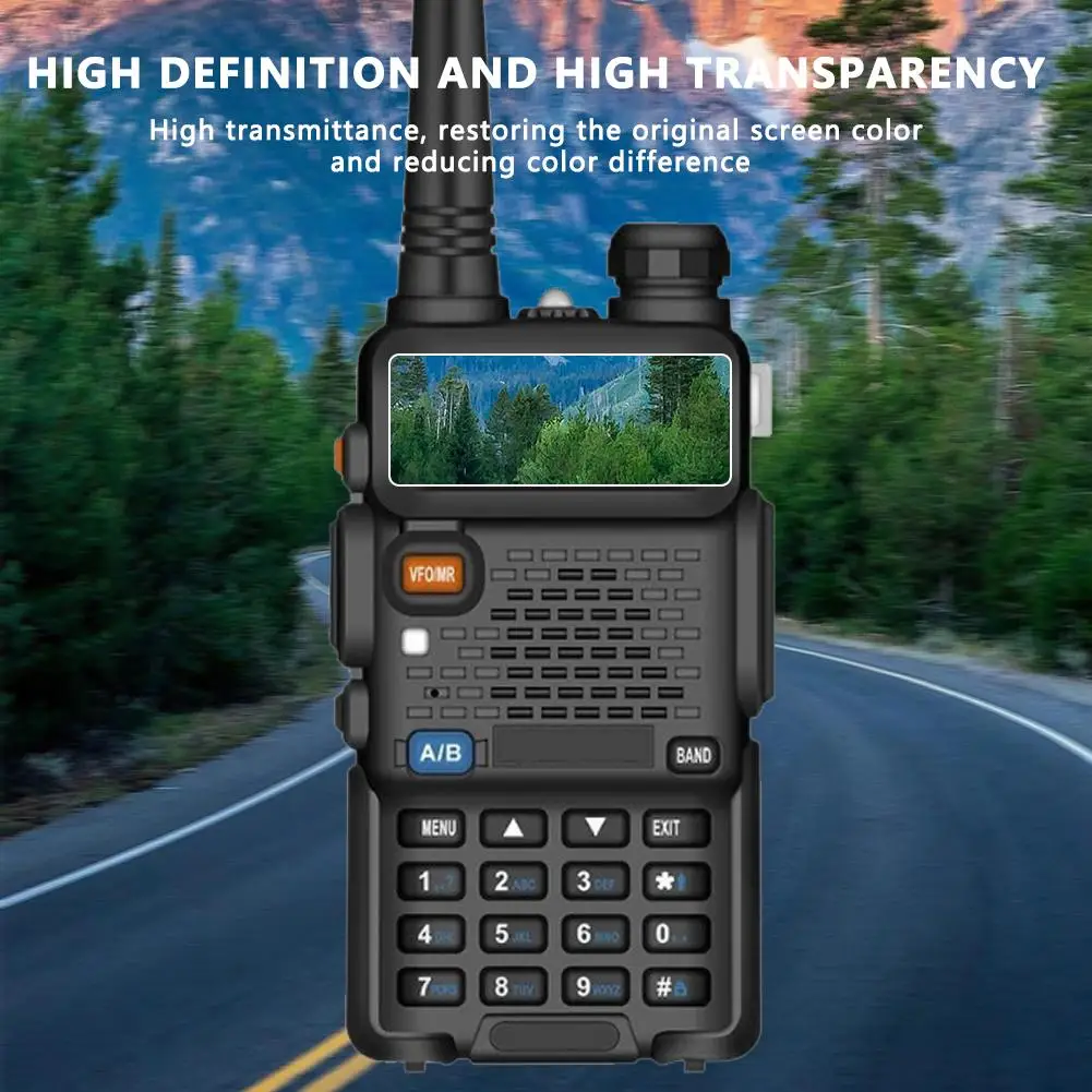 1 шт. для Baofeng внутренней связи UV-5R Высокое разрешение пленки пленка против царапин/Взрывозащищенная пленка/противотуманная пленка