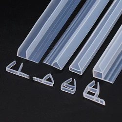 5M Silicone Rubber Window Sealing F U h Corner Shape Door Weather Strip Draft Stopper For Shower Room Acoustic Panel 6/8/10/12mm