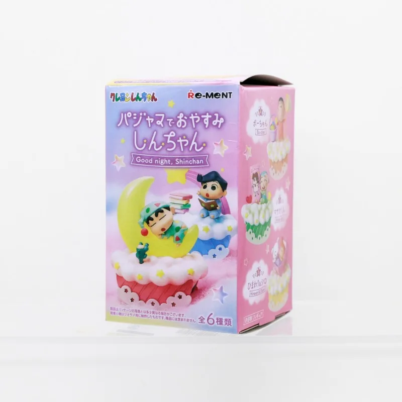Crayon Shinchan 블라인드 박스 장난감 좋은 밤 꿈 장면 애니메이션 피규어 Kazama Toru Sakurada Nene Abe Shiro Nohara Himawari 선물