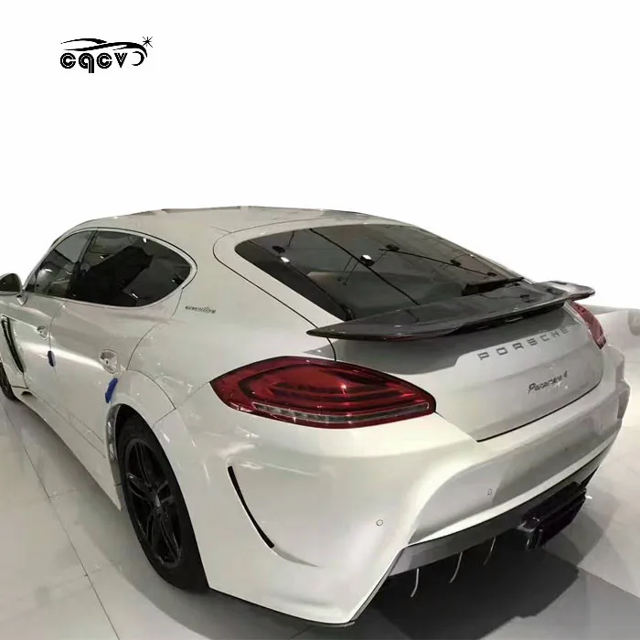 14-16 peças de corpo largo para porsche Panamera com spoiler