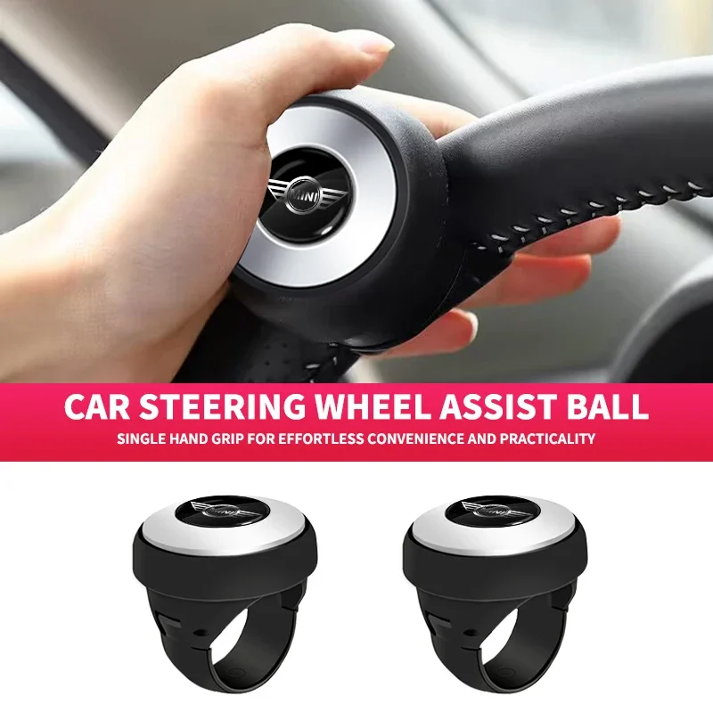 

Car Steering Wheel Power Ball Effortless Turning Handle Bracket For MINI Cooper JCW WORKS R55 R56 F55 F56 R57 R58 R59 R60