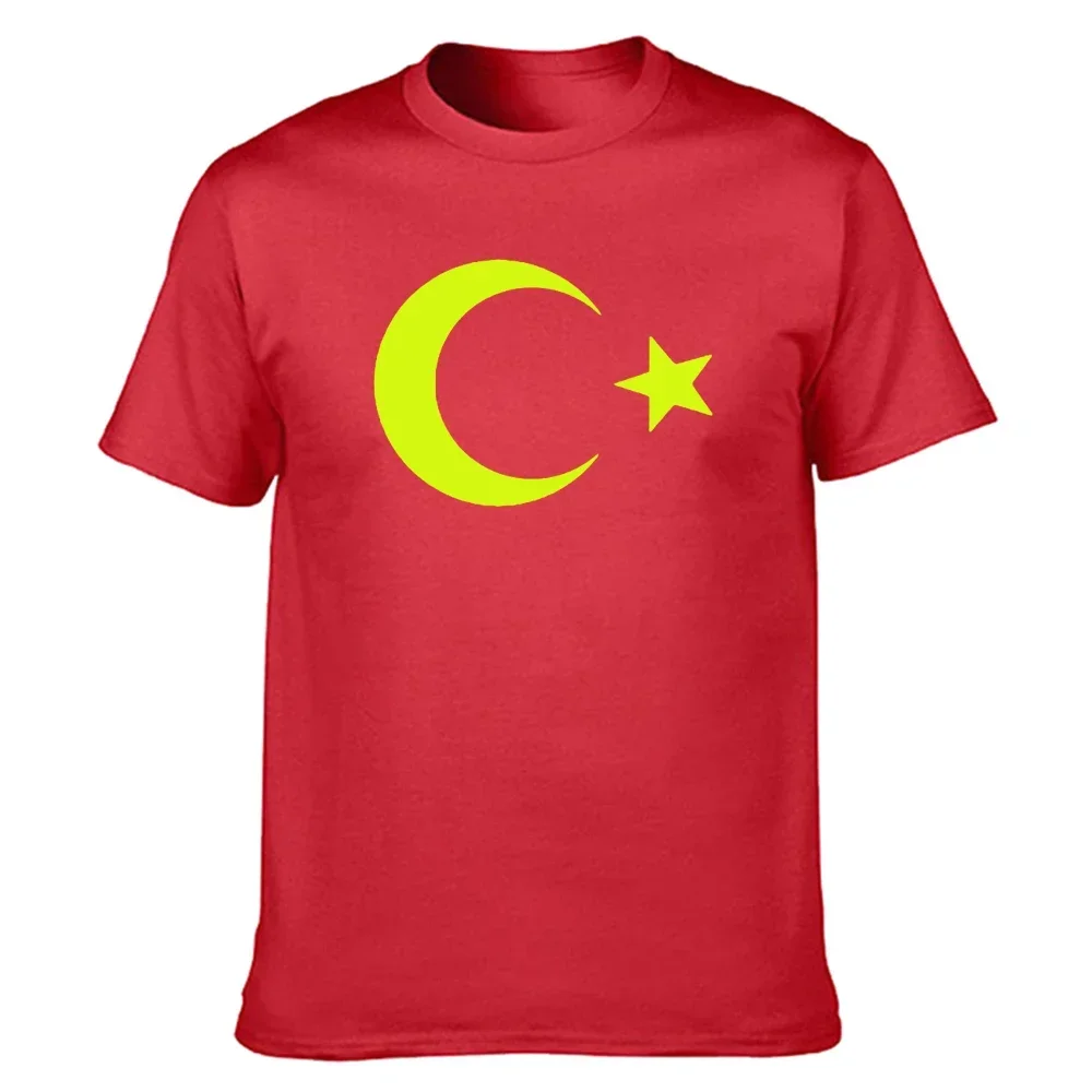 Turkish Flags Birthday Gifts Summer Style T-shirt Mens Clothing Funny Turkey T Shirts Graphic Fibre Top Streetwear Short Sleeve