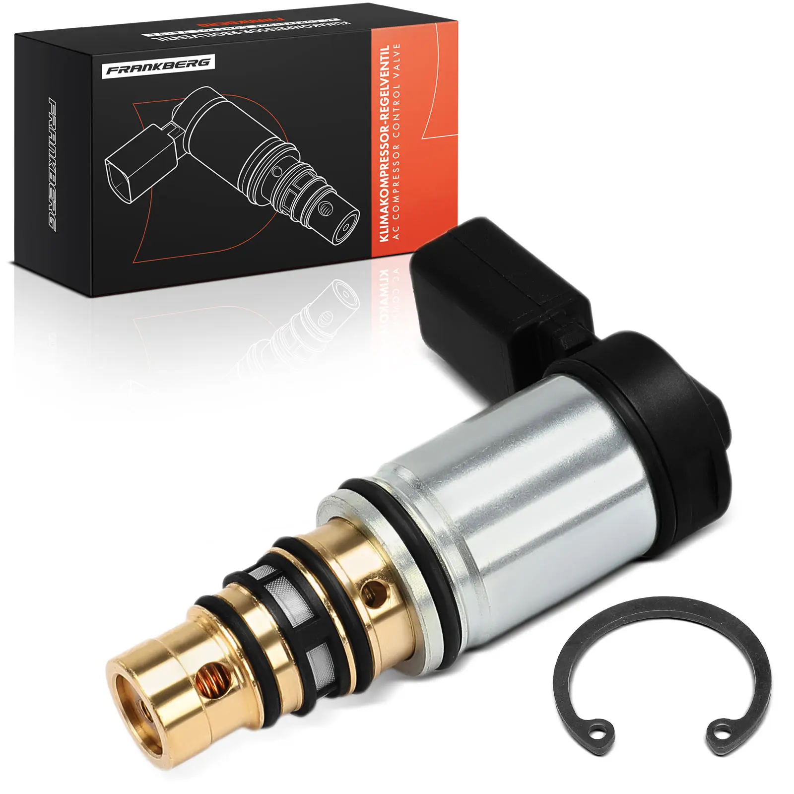 Frankberg 1x compressor airconditioner regelklep voor VW Golf VI 5K1 Passat Audi A3 8P1 1K0260839 5Q0816193
