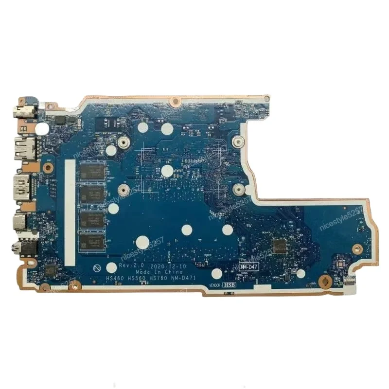 IdeaPad 3-17ITL6 Laptop Motherboard With I3-1115G4 CPU 4GB 5B21B85066 NM-D471 100% Tested Fast Ship