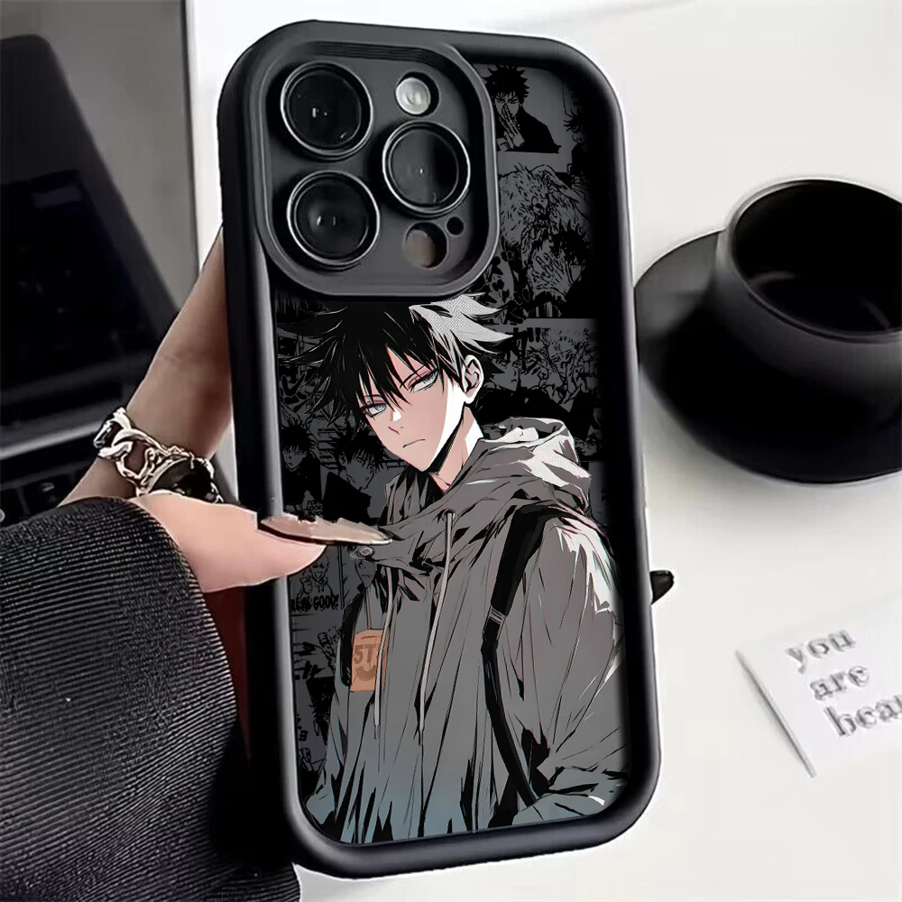 Anime Jujutsu Kaisen Gojo Phone Case for OPPO A5 A7 A16 A17 A38 A53 A54 A55 A58 A72 A74 A76 A78 A94 A98 4G 5G Cover