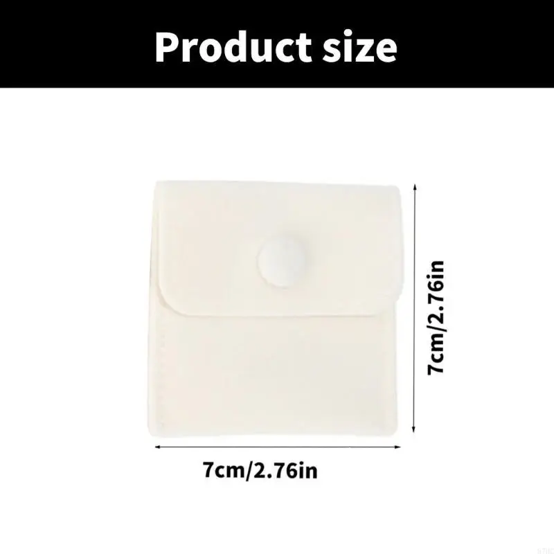 

87HC 12pcs Elegant Flannel Jewelry Bags Suitable For Gifts And Accessories