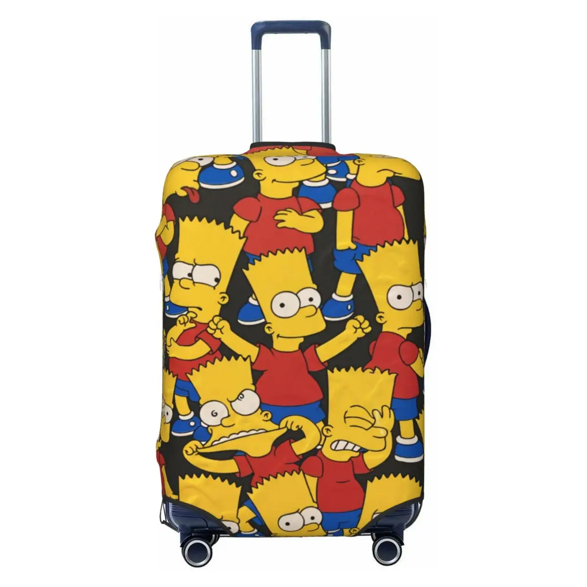 

Пользовательский чехол для багажа Симпсоны Барт, забавный защитный чехол для дорожного чемодана для 18-32 дюймов