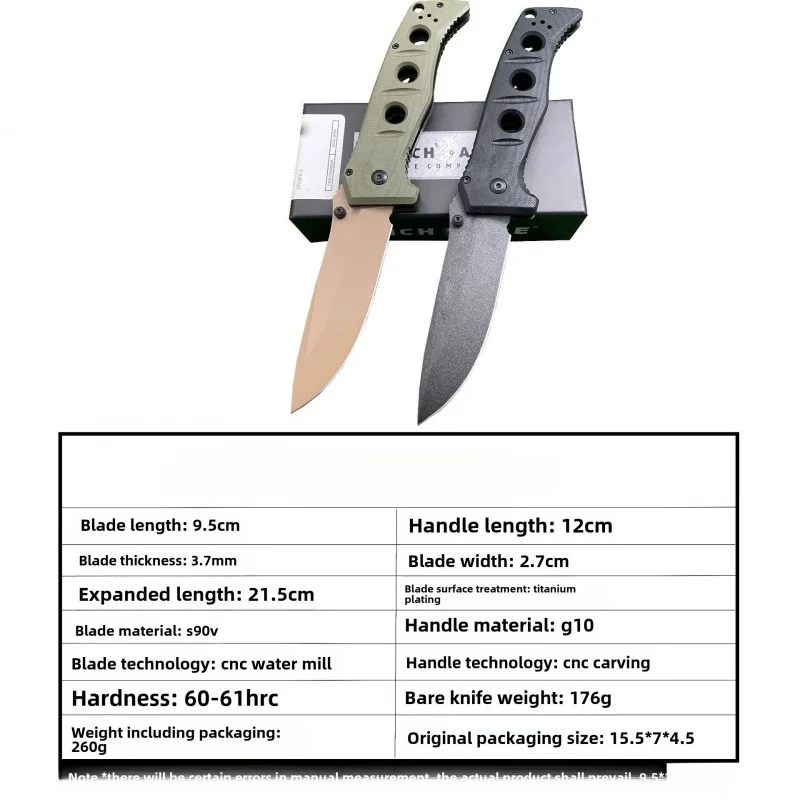 Opvouwbaar mes G10 handvat buitenvissen jacht camping survival hoge hardheid tactisch vouwmes EDC gereedschapsmes