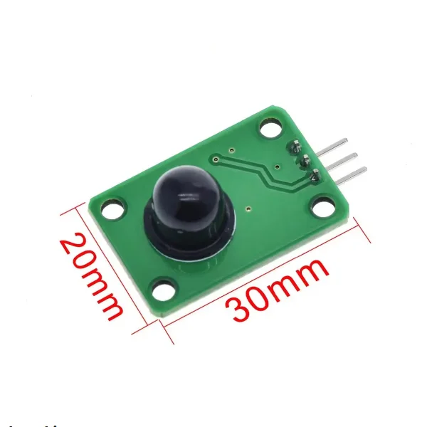 Human Infrared Sensor Module D203S Sensor Pyroelectric Probe Sensor Switch 011050 Black Lens