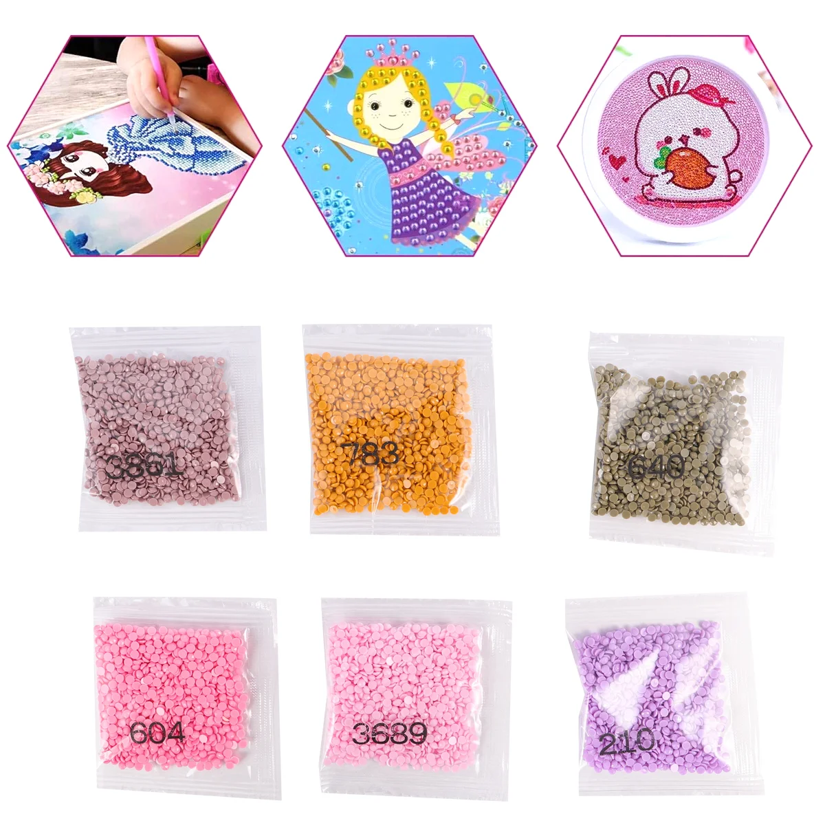 

60 Pcs Nail Rhinestones 28mm Round Flat Bottom Resin Drill Jewelry Cabochons DIY Accessories