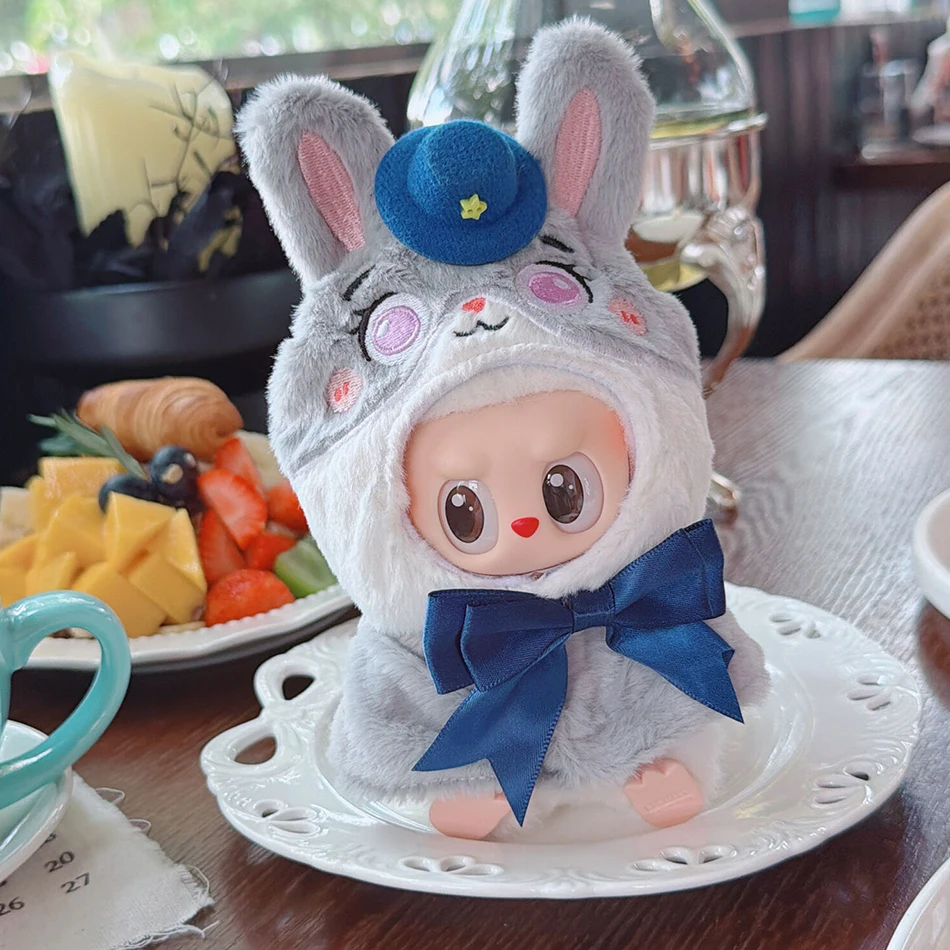 15-17 cm Für Labubu Puppe Nick Wilde Judy Hopps Polizist Tier Cosplay Puppen Kleidung Zubehör Outfit Kleidung geschenk – Detail 11