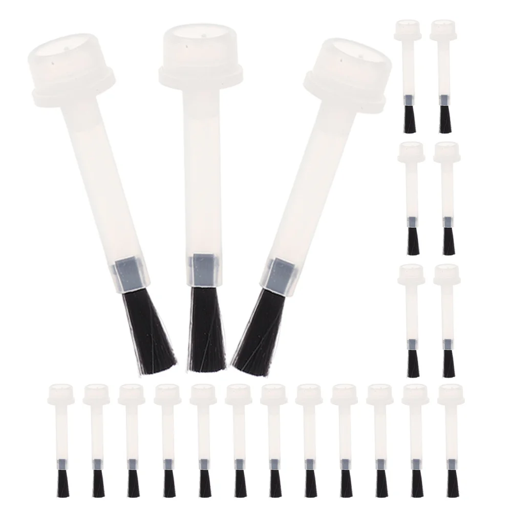100pcs Nail Polish Brush Replacement Durable Liquid Applicator Small Gel Bottle Brush Tool For Manicure Diy Salon Use
