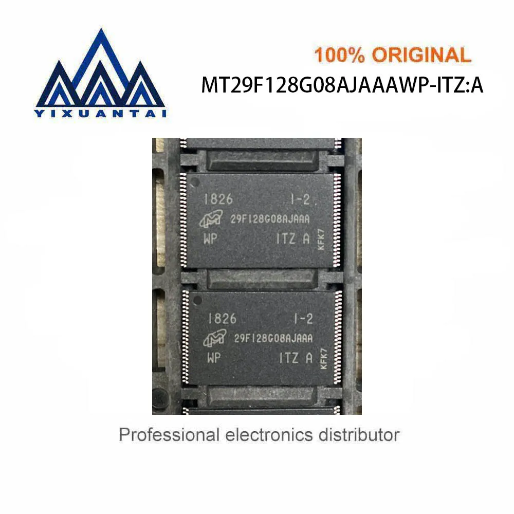 2pcs/Lot  MT29F128G08AJAAAWP-ITZ:A  MT 29F128G08AJAAA WP ITZ【 FLASH MEMORY, IC FLASH 128GBIT PAR 48TSOP I】New